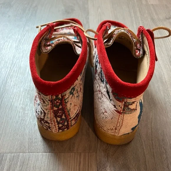 Todd Snyder x Clarks Originals Wallabee Red Kaleidoscope Mens US9.5